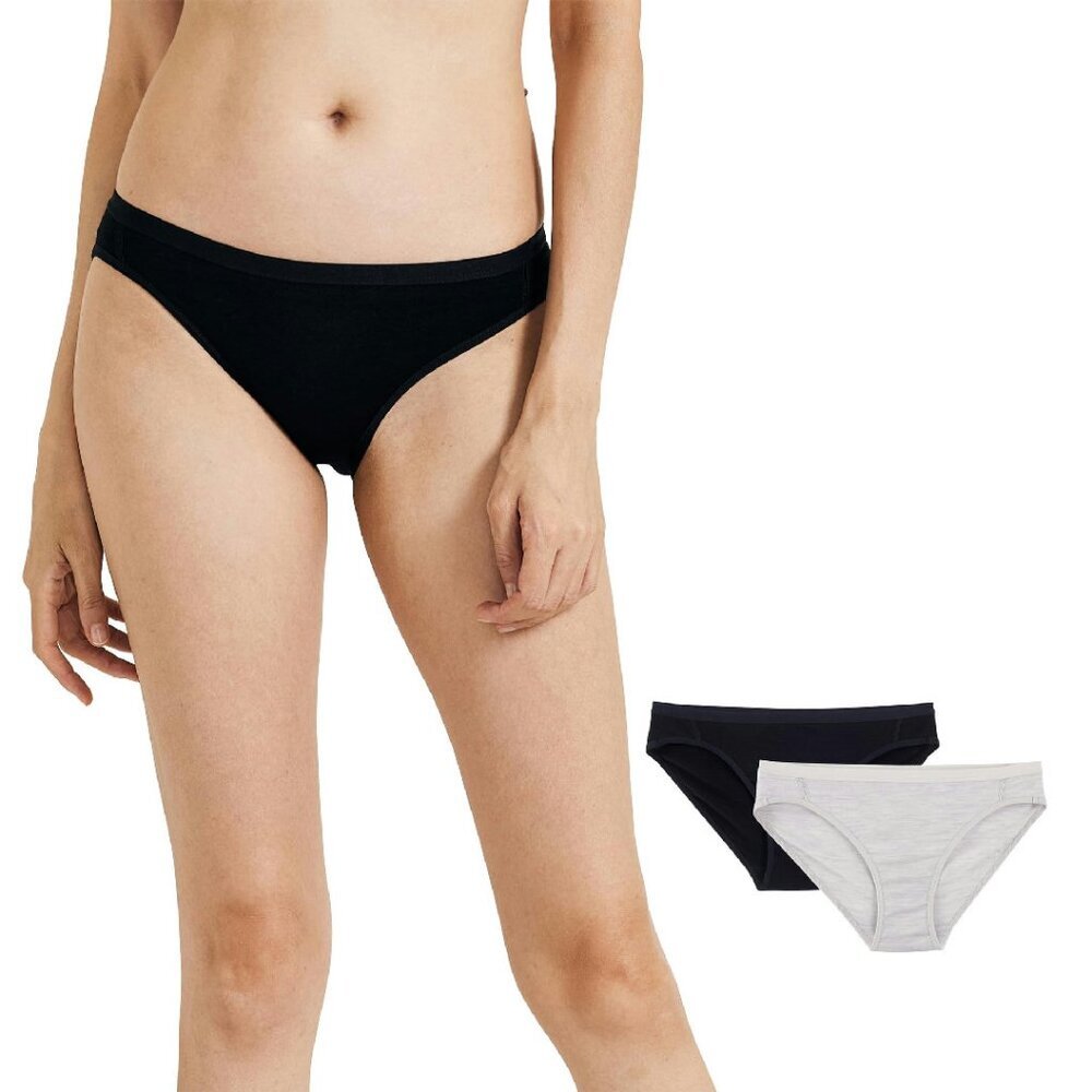 Merino Wool Active Briefs Low Rise Slim Fit Yoga Running Fitness